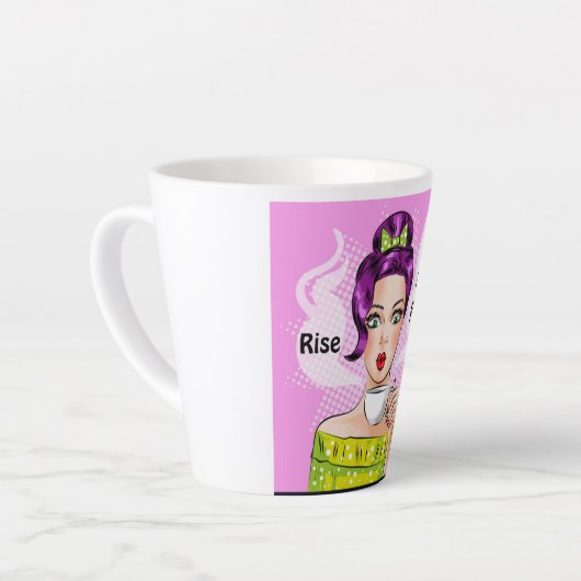 Tasse des Posh Poshmark-Kaffees (Linke Ecke)