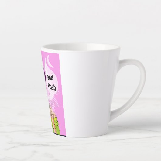 Tasse des Posh Poshmark-Kaffees (Rechts)