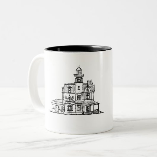 Tasse des praktischen Magic House (Vorderseite Links)