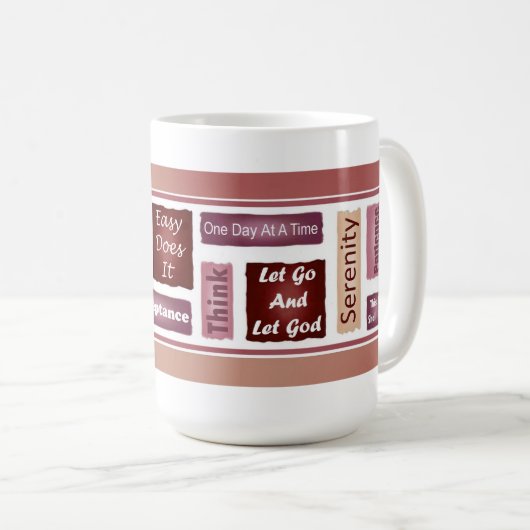 Tasse des Programm-12-Step (VorderseiteRechts)