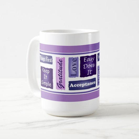 Tasse des Programm-12-Step (Vorderseite Links)