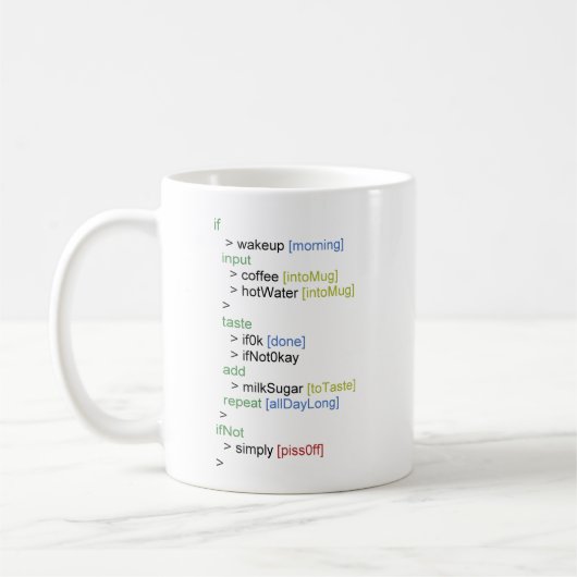 Tasse des Programmierers (Links)