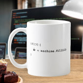 Tasse des Programmierers - wenn der Kaffee leer is
