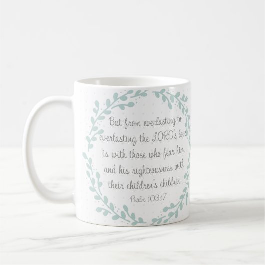 Tasse des Psalm-103 (Links)
