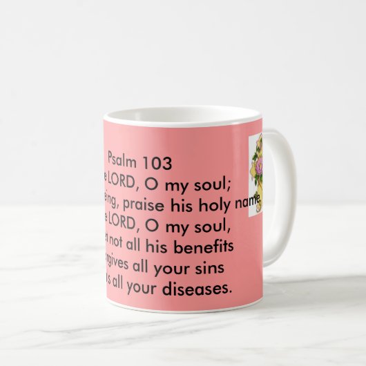 Tasse des Psalm-103 (VorderseiteRechts)
