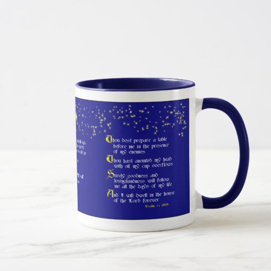 Tasse des Psalm-23 (Rechts)
