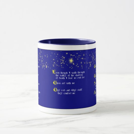 Tasse des Psalm-23 (Zentrum)