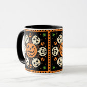 Tasse des Pumpkin-Komplexmusters (Vorderseite Links)