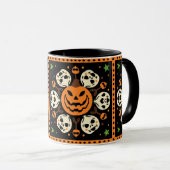 Tasse des Pumpkin-Komplexmusters (VorderseiteRechts)