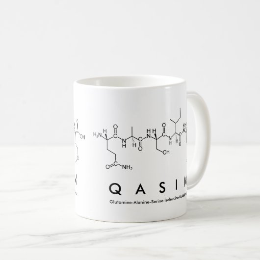 Tasse des Qasim-Peptids (VorderseiteRechts)