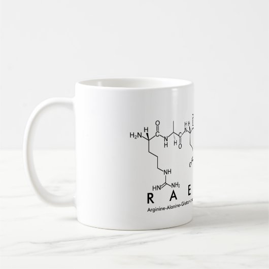 Tasse des Raelynn-Peptids (Links)