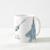 Tasse des Raubvogel-F-22 (VorderseiteRechts)