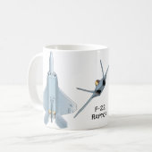 Tasse des Raubvogel-F-22 (Vorderseite Links)