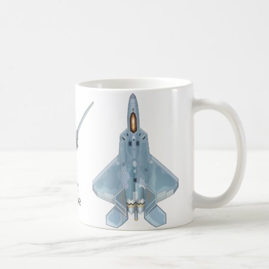 Tasse des Raubvogel-F-22 (Rechts)