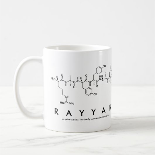 Tasse des Rayyan-Peptids (Links)