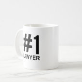 Tasse des Rechtsanwalts Nummer eins - Kaffeeumarmu (Vorderseite Links)