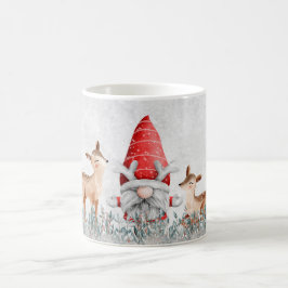 Tasse des Rehes und des Weihnachtskaffees