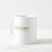 Tasse des RESTART-Logos (Vorderseite Links)