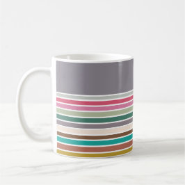 Tasse des Retro-Streifenmusters