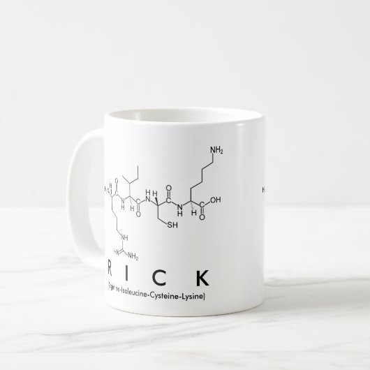 Tasse des Rick-Peptids (Vorderseite Links)