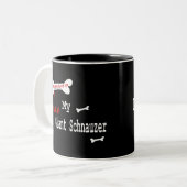 Tasse des riesigen Schnauzer-(i-Liebe) (Vorderseite Links)