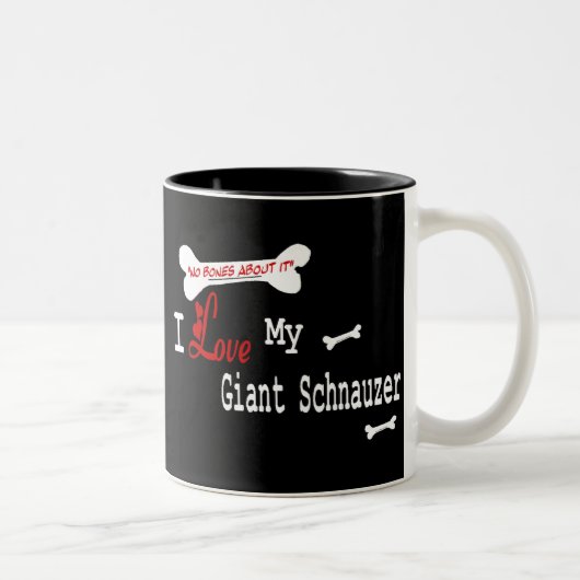 Tasse des riesigen Schnauzer-(i-Liebe) (Rechts)