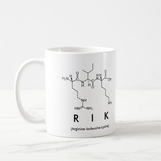 Tasse des Rik Peptids (Links)