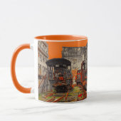 Tasse des Ringers für Lokomotiven und Zugwagen (Links)