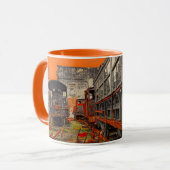 Tasse des Ringers für Lokomotiven und Zugwagen (Vorderseite Links)