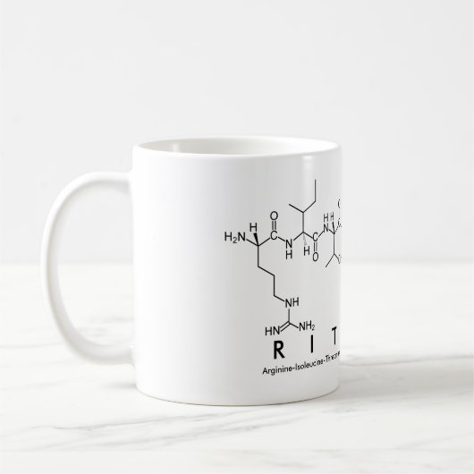 Tasse des Ritchie-Peptids (Links)