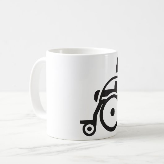 Tasse des Rollstuhlbilds (Vorderseite Links)