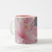 Tasse des rosa hawaiianischen Hibiskus (Vorderseite Links)