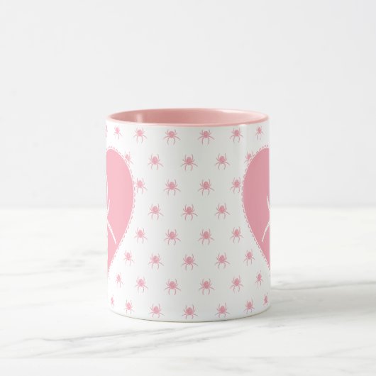 Tasse des rosa Spiders (Zentrum)