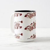Tasse des roten Herzens (Vorderseite Links)