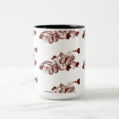 Tasse des roten Herzens (Mittel)