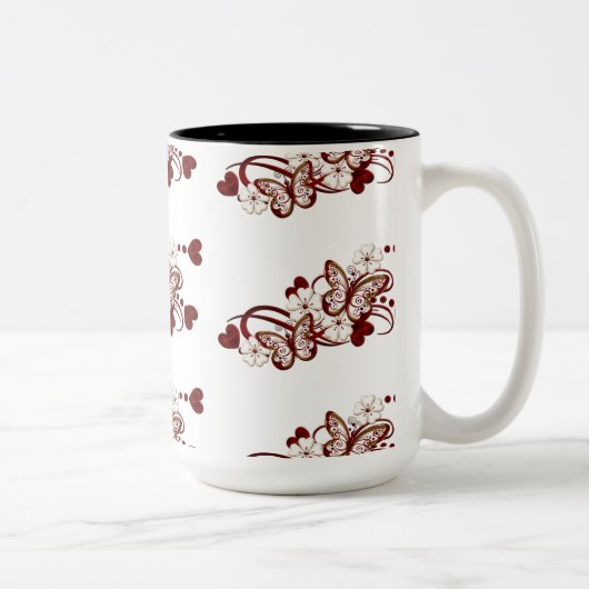 Tasse des roten Herzens (Rechts)