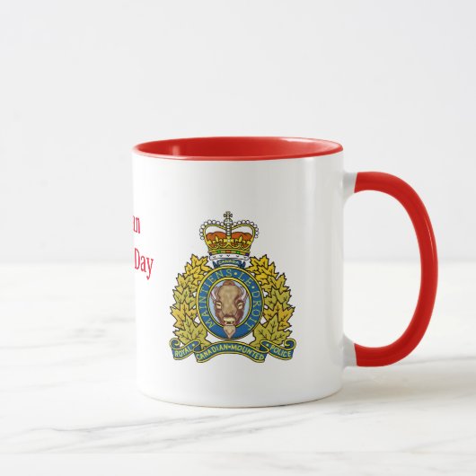 Tasse des Royal Canadian Mountain Police Day (Rechts)