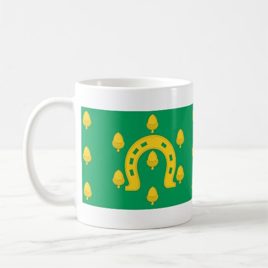 Tasse des Rutland-Kaffees (Links)