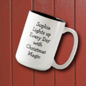 Tasse des Santa Foto Booth