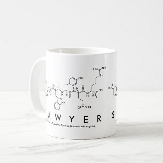 Tasse des Säwyer-Peptids (Vorderseite Links)