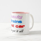 Tasse des Schönheits-Gehirn-schnellen Autos (VorderseiteRechts)