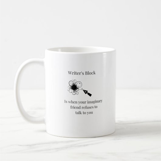 Tasse des Schriftstellers (Links)