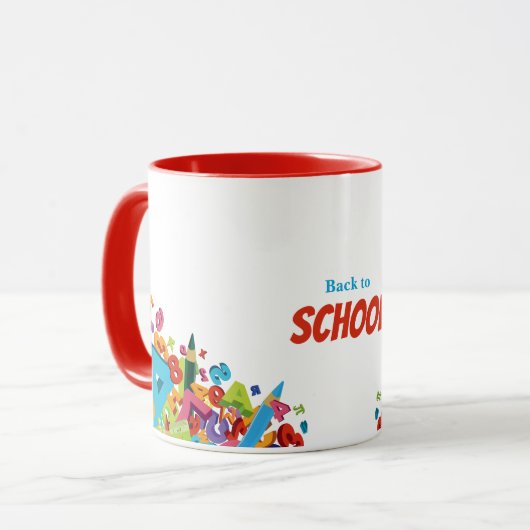 Tasse des Schulkaffees (Vorderseite Links)