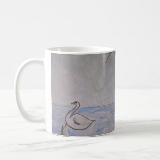 Tasse des Schwans u. parallele des Universums des (Links)