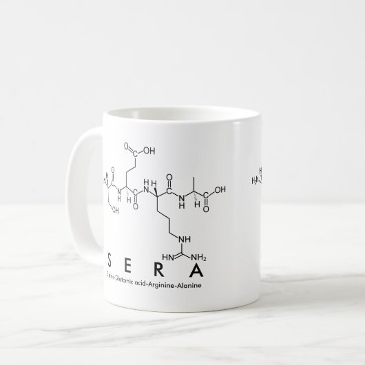 Tasse des Sera-Peptids (Vorderseite Links)