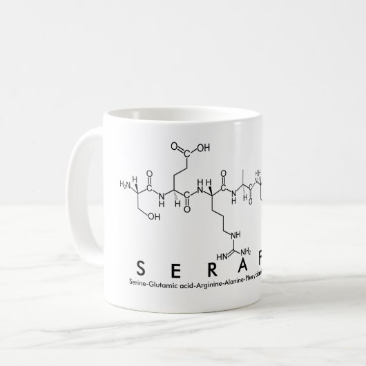Tasse des Serafin-Peptids (Vorderseite Links)