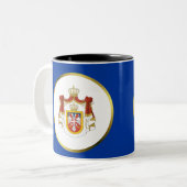 Tasse des serbischen Wappen (Vorderseite Links)