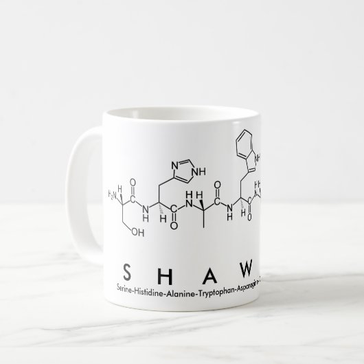 Tasse des Shawnee-Peptids (Vorderseite Links)