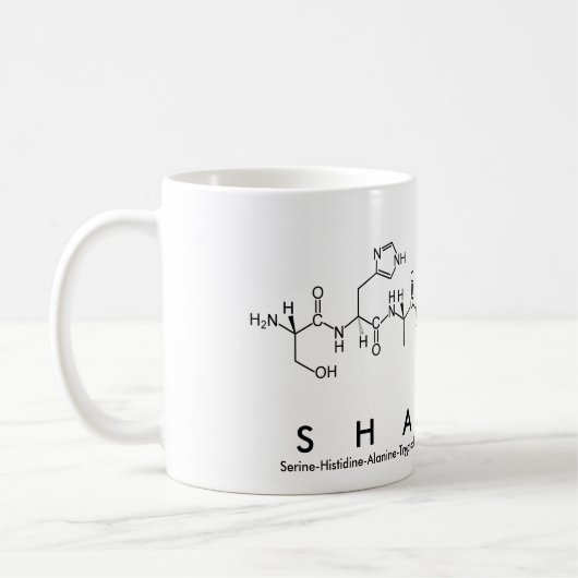 Tasse des Shawnee-Peptids (Links)