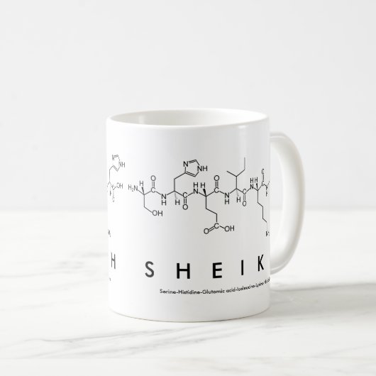 Tasse des Sheik-Peptids (VorderseiteRechts)